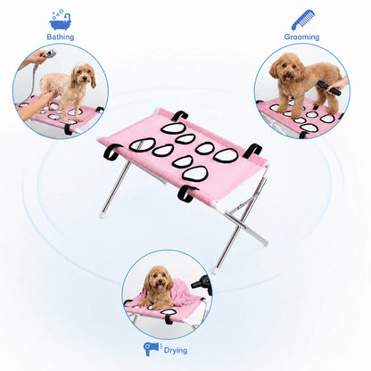 Hands-Free Grooming Hammock for Dogs & Cats